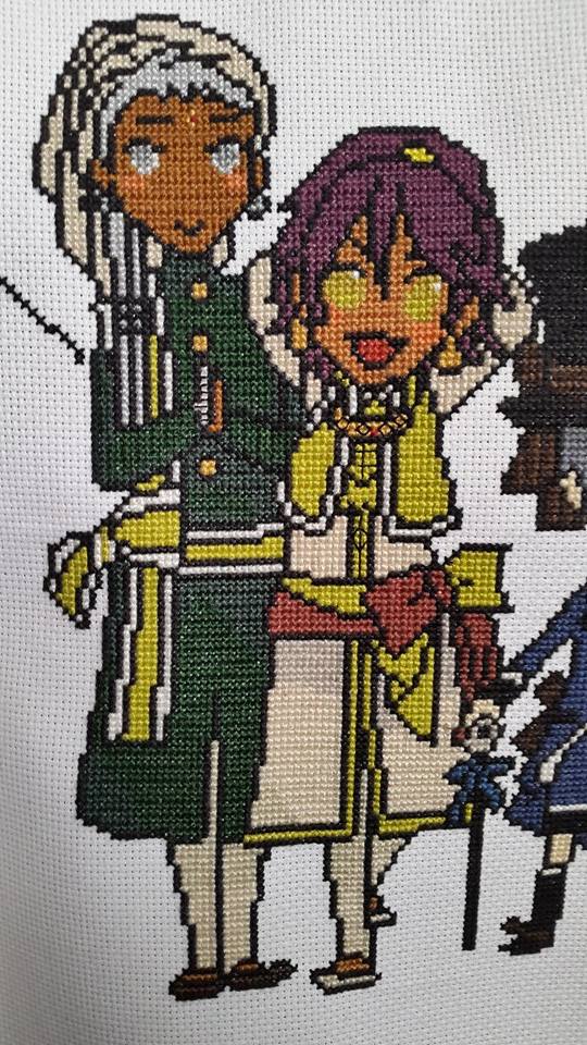 Black Butler cross stitch work Author Facebook Fan Martina Sangster photo 3