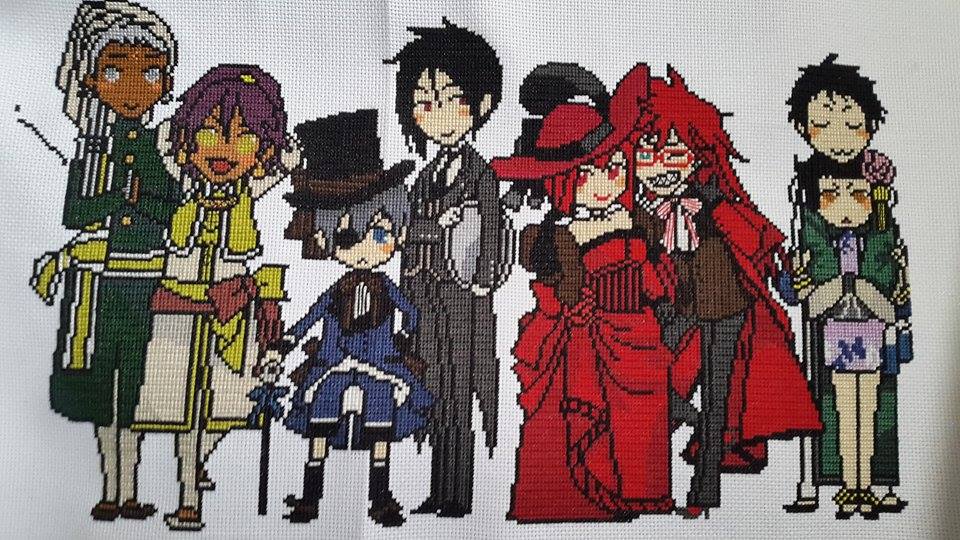 Black Butler cross stitch work Author Facebook Fan Martina Sangster photo 4