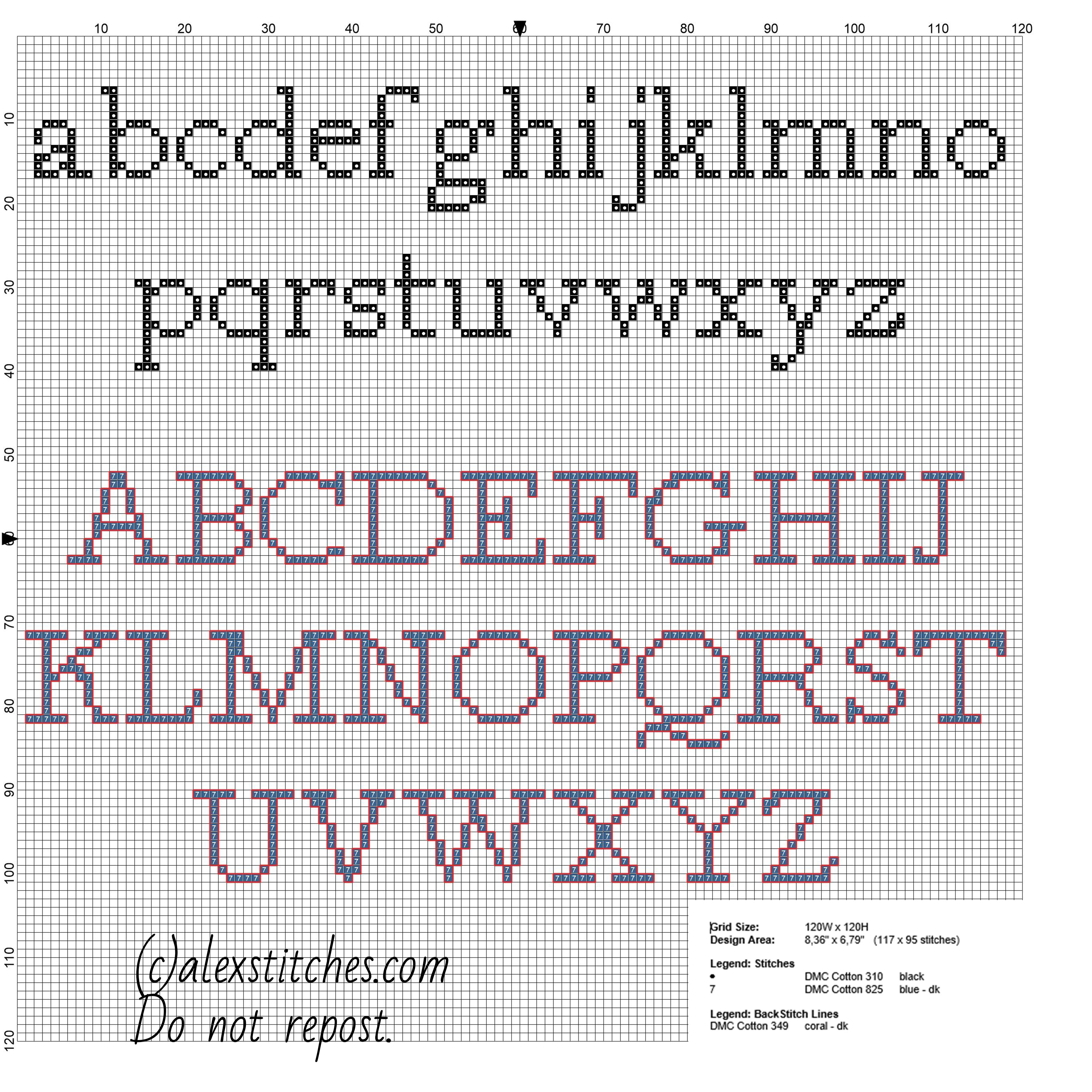 Cross stitch alphabet lowercase and uppercase letters for names with SpiderMan free download