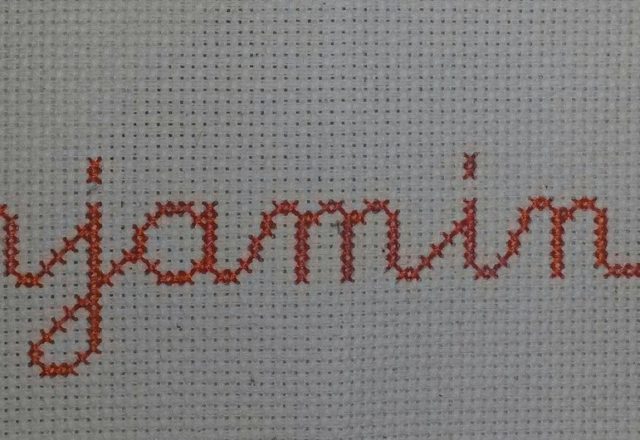 Cross stitch names with colored pencils author Facebook Fan Carrie Renae Uetz (11)