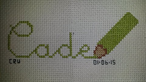 Cross stitch names with colored pencils author Facebook Fan Carrie Renae Uetz (13)