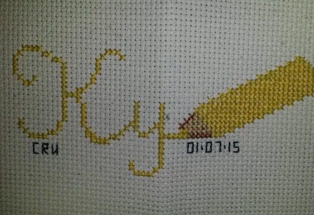 Cross stitch names with colored pencils author Facebook Fan Carrie Renae Uetz (17)
