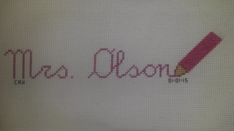 Cross stitch names with colored pencils author Facebook Fan Carrie Renae Uetz (2)