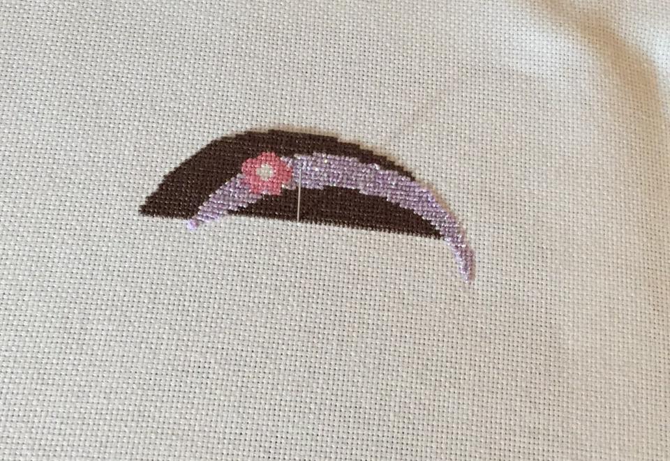 Disney Doc McStuffins cross stitch work in progress photo author Facebook user Justine Pascalides (1)