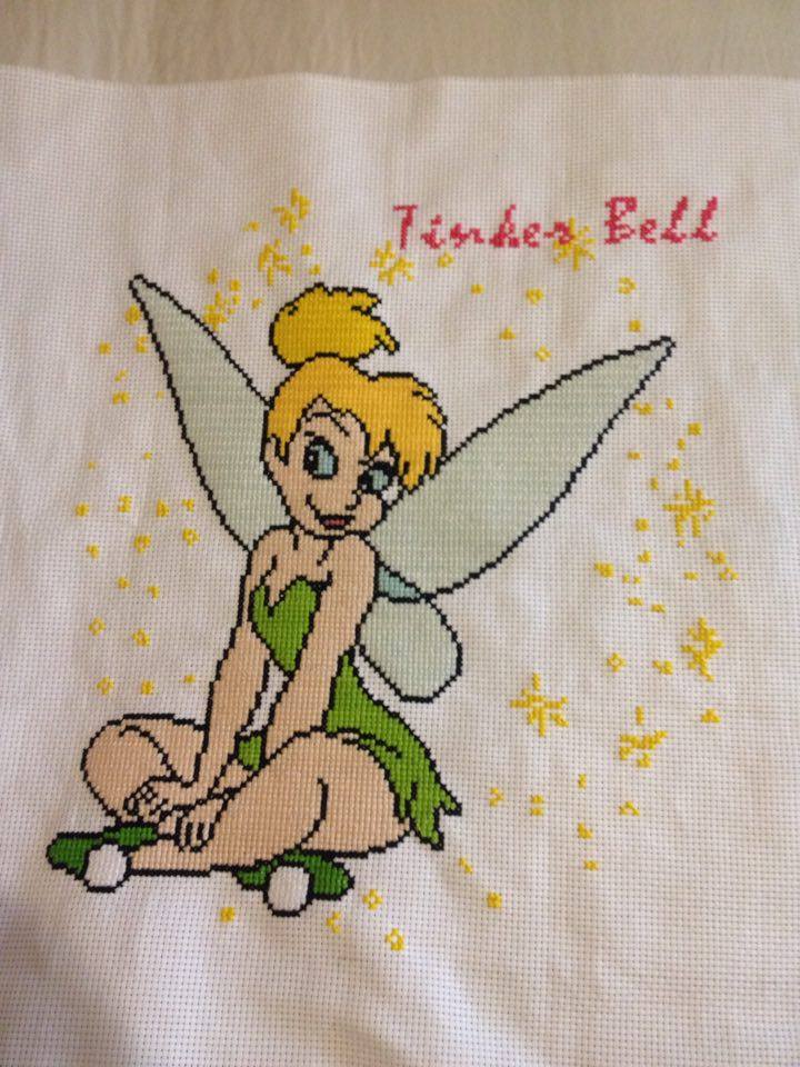 Disney Tinkerbell cross stitch work photo by Facebook Fan Remzkie Addle (2)