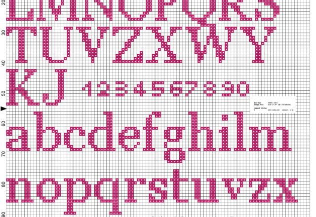 Hello Kitty Birth record free cross stitch pattern (2)