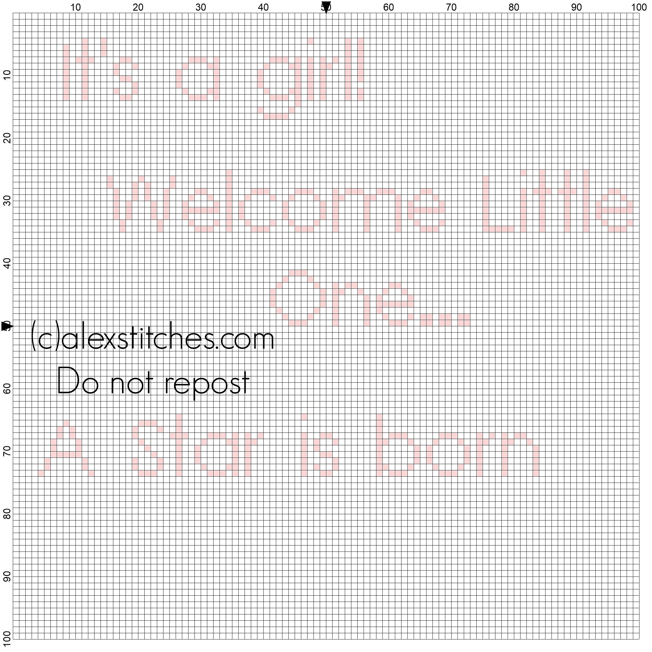 It' s a girl a star is born cross stitch text for birth records