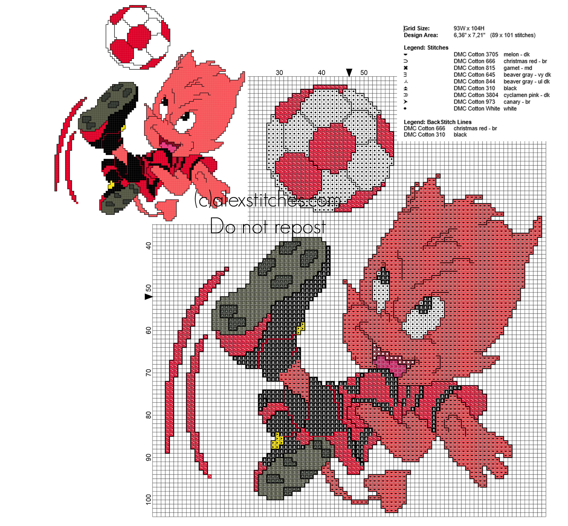 Milan soccer team Mascot Milanello Devil cross stitch pattern