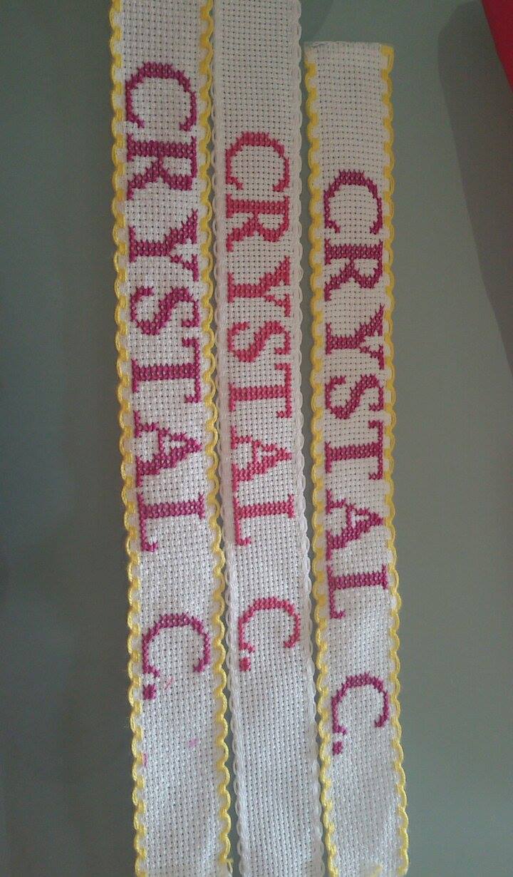 Towel with name Crystal author Facebook Fan Pevarello Anna (1)