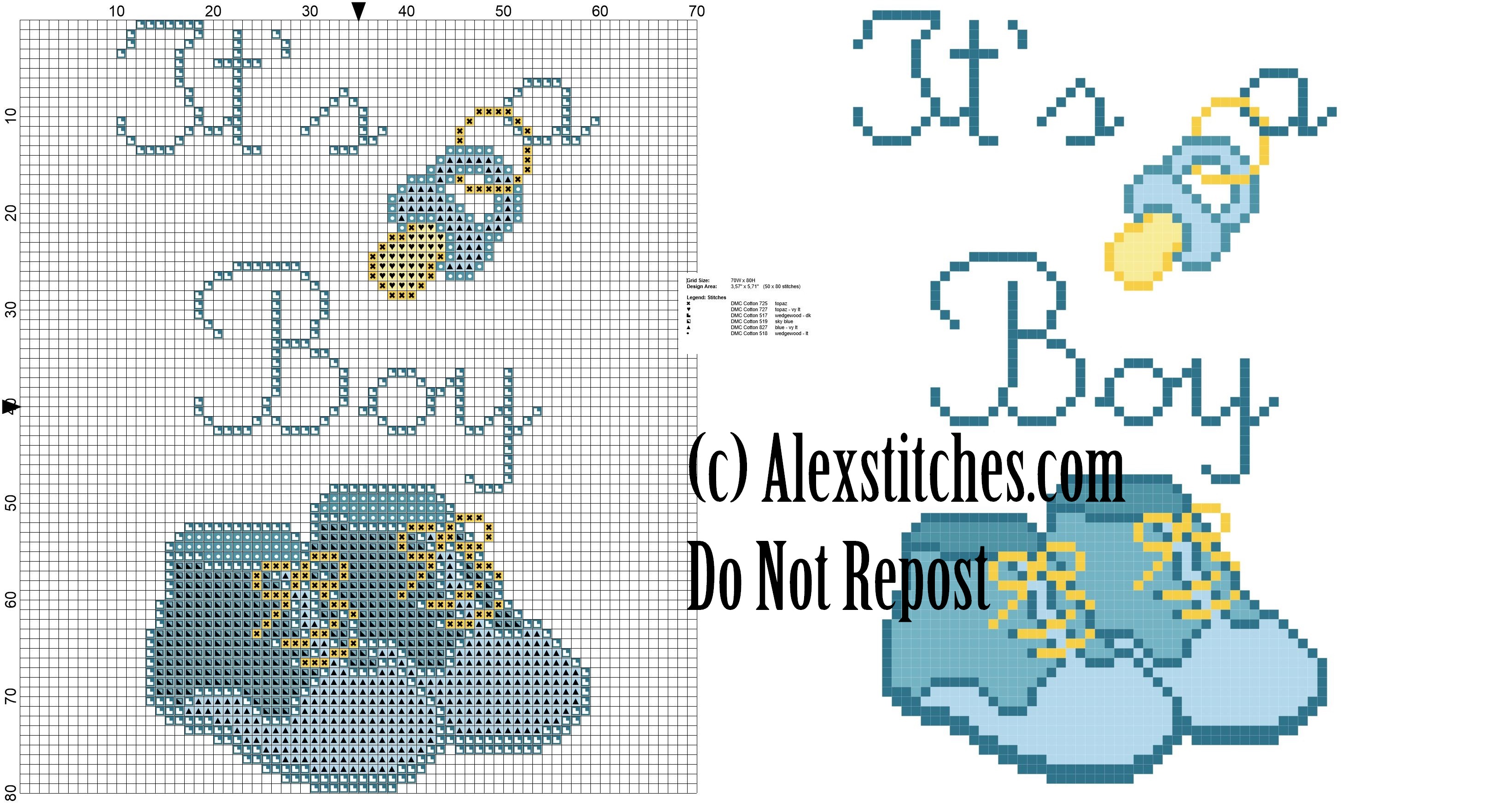 it' s a boy with shoes birth record cross stitch pattern