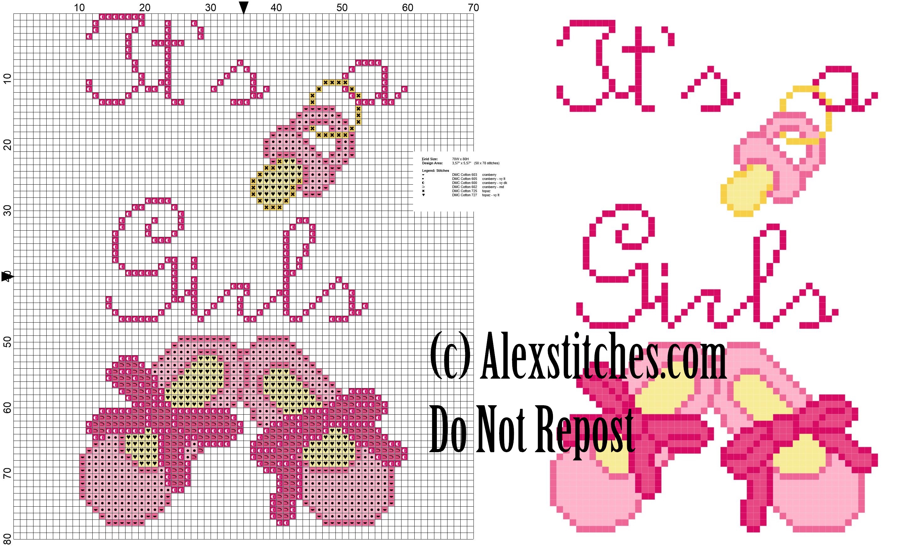 it' s a girl with shoes birth record cross stitch pattern