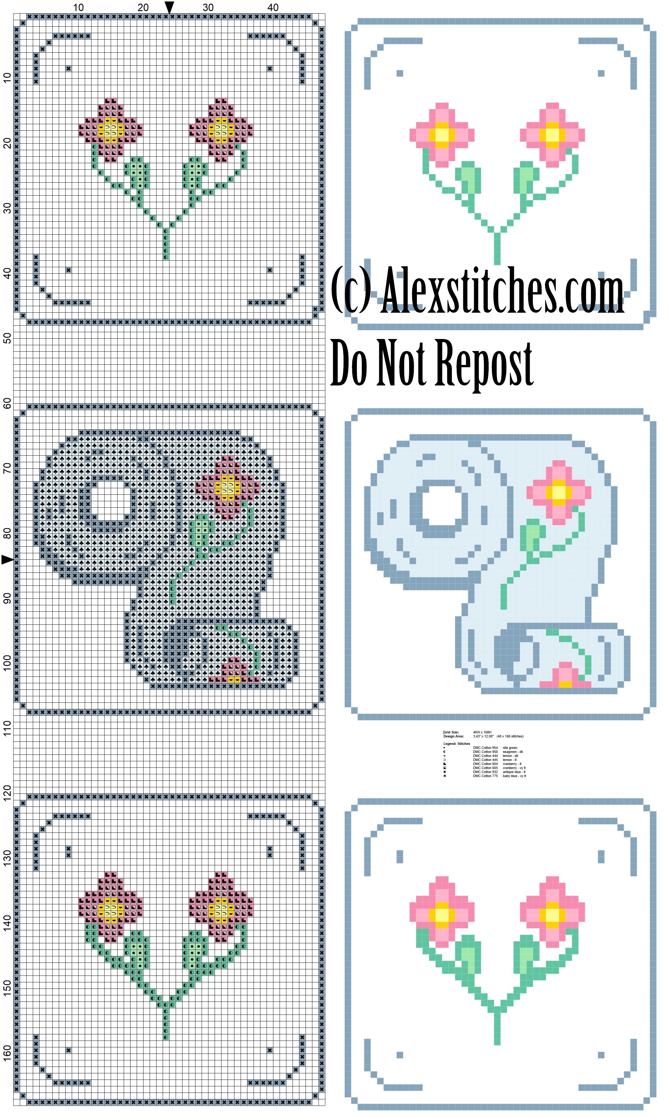 toilet paper roll holder free cross stitch pattern